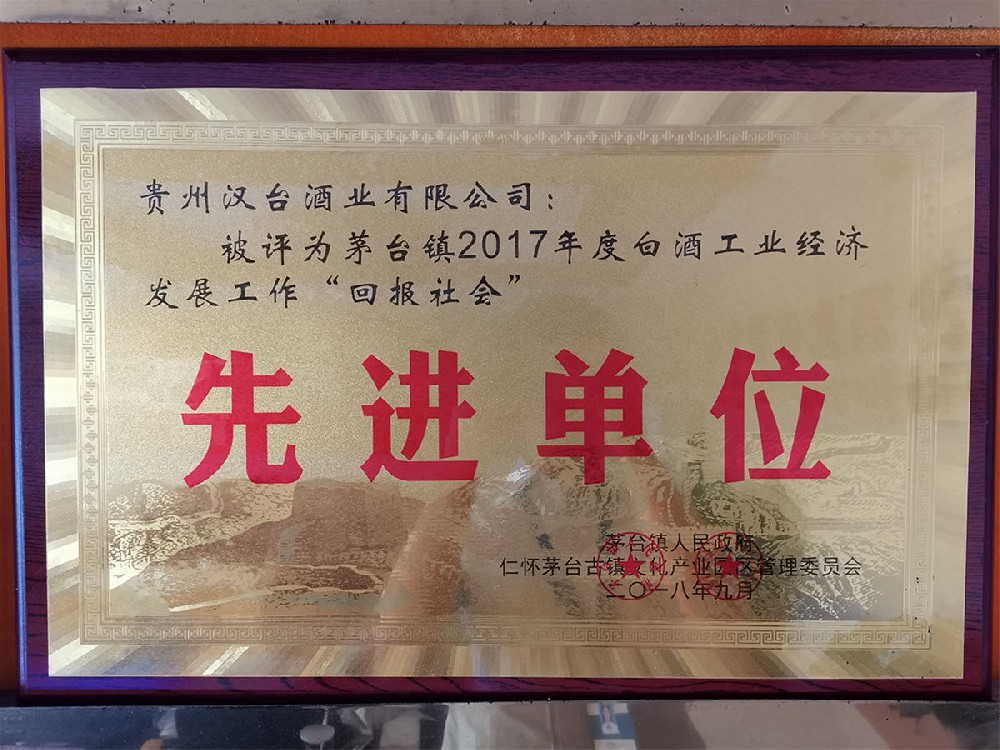 2017仁怀先进单位